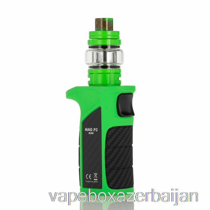 Vape Box Azerbaijan SMOK MAG P3 MINI 80W Starter Kit Green Black